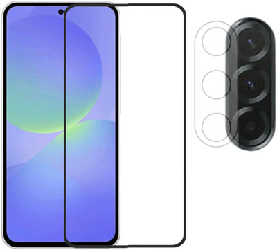 ISAAK Edge To Edge Tempered Glass for Samsung Galaxy A36 5G Edge to Edge, Tempered Glass&Camera Lens Protector(COMBO PACK)(Pack of 2)