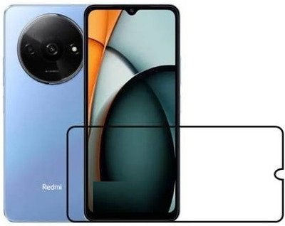 AKSHUD Edge To Edge Tempered Glass for REDMI A3(Pack of 1)