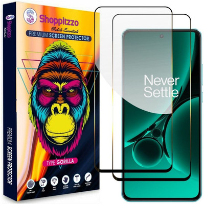 Shoppitzzo Edge To Edge Tempered Glass for OnePlus Nord CE3 5G(6.7 Inch)**DuraGlass**Millitary Grade-Anti Explosion-Tempered Glass/Full Screen Coverage-Edge to Edge/9H Hardness/With Easy Installation Kit(Pack of 2)