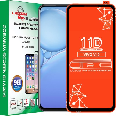 Laxdom Edge To Edge Tempered Glass for VIVO V19(Pack of 1)