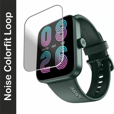 JSGROWITTECH Edge To Edge Tempered Glass for Noise Colorfit Loop Advanced BT Calling Smart Watch(Pack of 1)