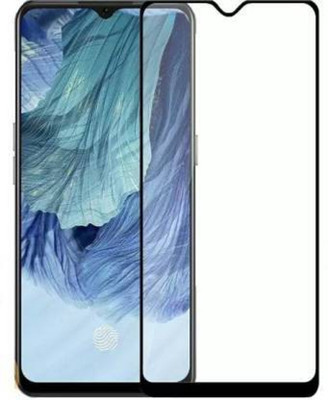 DMJHP Edge To Edge Tempered Glass for Oppo F17(Pack of 1)