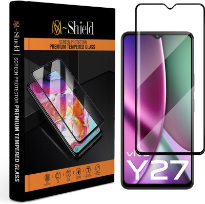 MS-Shield Edge To Edge Tempered Glass for Vivo Y27 4G(Pack of 1)