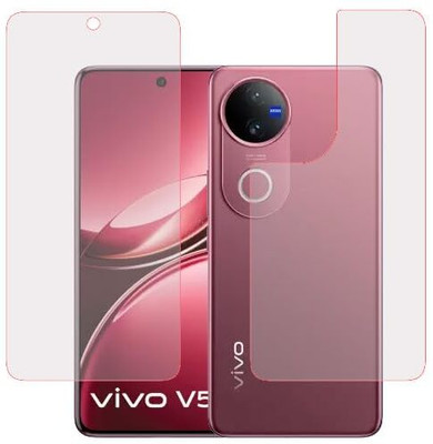 GET PAY Edge To Edge Screen Guard for Membrane TPU Front & Back Screen Guard Compatible with Vivo V50 5G (Not Glass) (Matte combo)(Pack of 1)