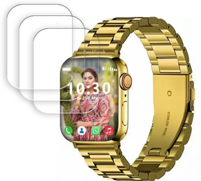 ARBAN Edge To Edge Tempered Glass for PunnkFunnk S9 Model BT Calling Smartwatch SMARTWATCH SCREEN GUARD(Pack of 3)