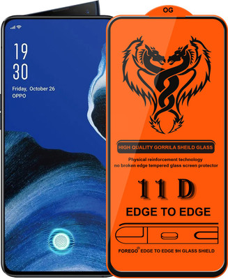 Forego Edge To Edge Tempered Glass for OPPO Reno 2(Pack of 1)