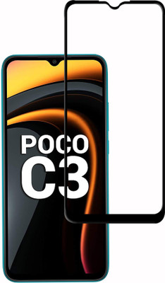 Flipkart SmartBuy Edge To Edge Tempered Glass for POCO C3(Pack of 1)
