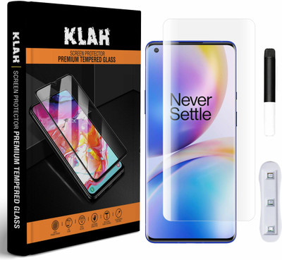 KLAH Edge To Edge Tempered Glass for OnePlus 8 Pro(Pack of 1)