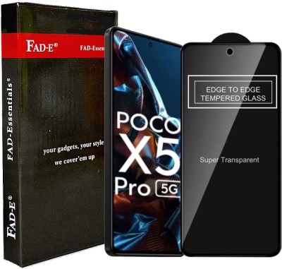 FAD-E Edge To Edge Tempered Glass for POCO X5 Pro 5G, POCO X5 Pro, Redmi Note 12 Pro 5G, Redmi Note 12 Pro Plus 5G(Pack of 1)