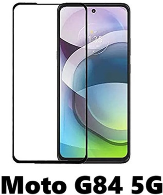 welldesign Edge To Edge Tempered Glass for MOTOROLA G84(Pack of 1)