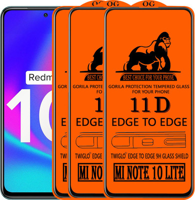 11D Edge To Edge Tempered Glass for REDMI NOTE 10 LITE(Pack of 2)
