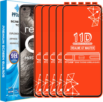PFOAM Edge To Edge Tempered Glass for REALME GT MASTER(Pack of 5)