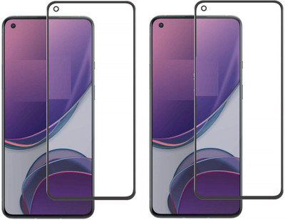 Fovtyline Edge To Edge Tempered Glass for OnePlus 9(Pack of 2)