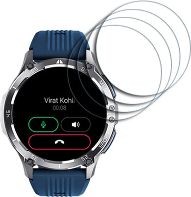 ARBAN Edge To Edge Tempered Glass for NOISE NoiseFit Force Plus 1.46 INCH SMARTWATCH SCREEN GUARD(Pack of 4)