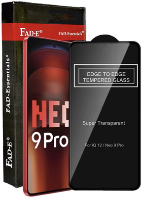 FAD-E Edge To Edge Tempered Glass for iQOO Neo 9 PRO 5G, iQOO Neo 9 PRO, iQOO 12 5G, iQOO 12 (without Camera Hole)(Pack of 1)