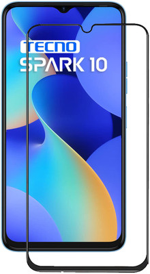 INFINITYWORLD Edge To Edge Tempered Glass for Tecno Spark 10(Pack of 1)