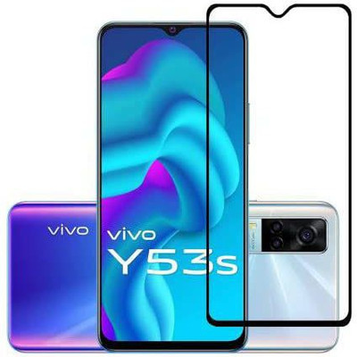 O2MG Edge To Edge Tempered Glass for vivo Y53s(Pack of 1)