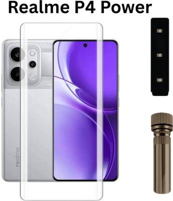 Shuotech Edge To Edge Tempered Glass for Realme P4 Power(Pack of 1)