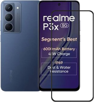 DSCASE Edge To Edge Tempered Glass for Realme P3x 5G, realme P3x 5G(Pack of 1)
