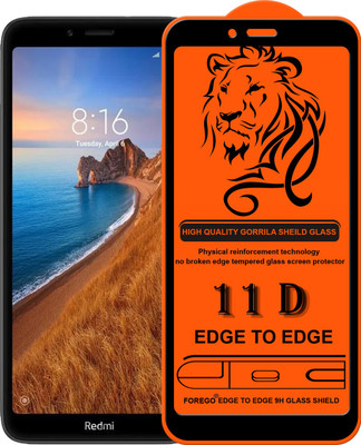 Forego Edge To Edge Tempered Glass for Mi Redmi 7A(Pack of 1)