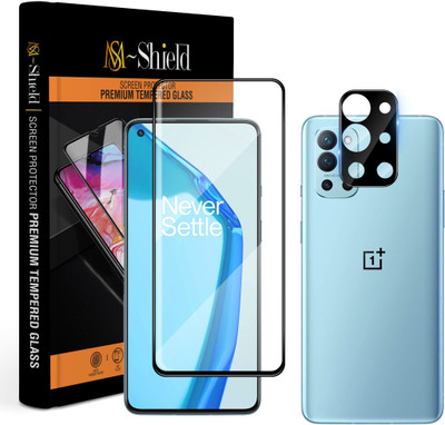 MS-Shield Edge To Edge Tempered Glass for OnePlus 9R, With Camera Lens Protector(Pack of 1)