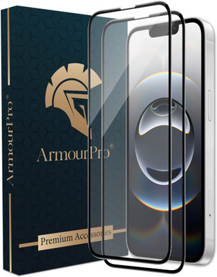 ArmourPro Edge To Edge Tempered Glass for iPhone 16e, Apple iPhone 16e(Pack of 2)