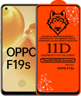 CRodible Edge To Edge Tempered Glass for OPPO F19s(Pack of 1)