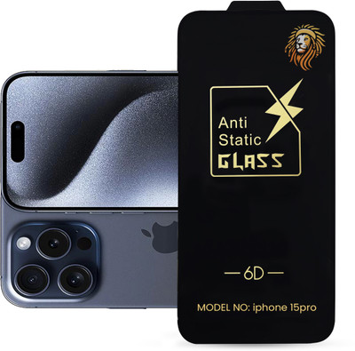 BHIMADA Edge To Edge Tempered Glass for IPHONE_15_PRO(Pack of 1)
