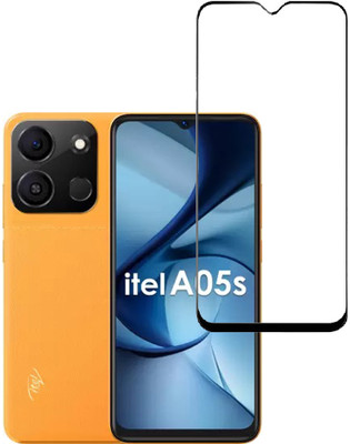 KARTRAY Edge To Edge Tempered Glass for itel A05s(Pack of 1)