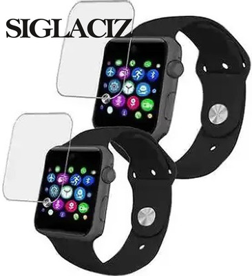 siglaciz Edge To Edge Tempered Glass for Calling Smart mobile watch(Pack of 2)