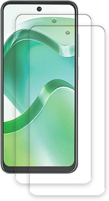 SOMTONE Edge To Edge Tempered Glass for itel P40+ TEMPERED GUARD FRONTP2(Pack of 2)