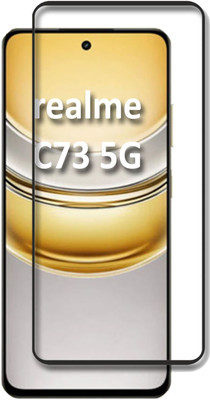 NKCASE Edge To Edge Tempered Glass for Realme C73 5G(Pack of 1)