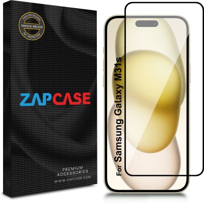 Zapcase Edge To Edge Tempered Glass for Samsung Galaxy M31s(Pack of 1)