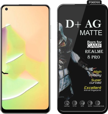 Forego Edge To Edge Tempered Glass for REALME 8 PRO(Pack of 1)