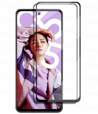 VISHZONE Edge To Edge Tempered Glass for Realme C55, Realme Narzo N55(Pack of 1)