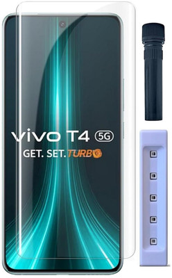 BRENZZ Edge To Edge Tempered Glass for Vivo T4 5G(Pack of 1)