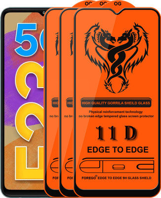 HQ Protection Edge To Edge Tempered Glass for Samsung Galaxy F23 5G(Pack of 3)