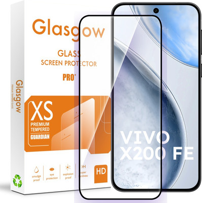Glasgow Edge To Edge Tempered Glass for Vivo X200 FE(Pack of 1)