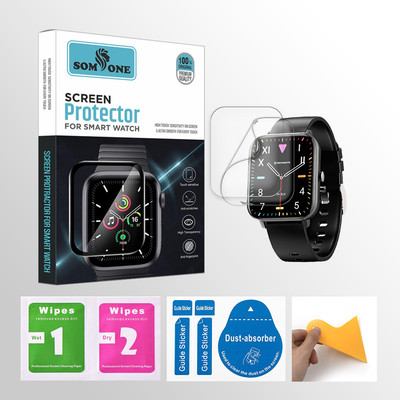 SOMTONE Edge To Edge Tempered Glass for CrossBeats Ignite Smart Watch for Men 1.7 inch Smartwatch 2 PROTECTOR + 2 WIPES + 2 DUST REMOVAL STICKER + 1 WIPER(Pack of 2) SOMTONE Edge To Edge Tempered Glass for CrossBeats Ignite Smart Watch for Men 1.7 inch Smartwatch 2 PROTECTOR + 2 WIPES + 2 DUST REMOVAL STICKER + 1 WIPER(Pack of 2)