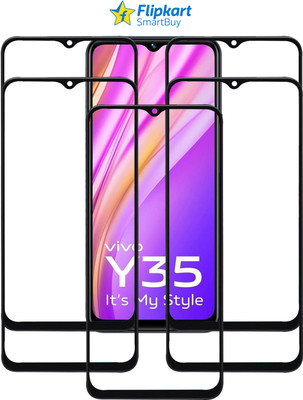 Flipkart SmartBuy Edge To Edge Tempered Glass for VIVO Y35 2022(Pack of 5)