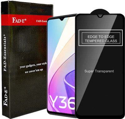 FAD-E Edge To Edge Tempered Glass for Vivo Y36, Vivo Y36 (2023)(Pack of 1)