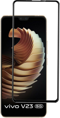 DMJHP Edge To Edge Tempered Glass for Vivo V23 5G(Pack of 1)