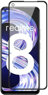 ChutPutMart Edge To Edge Tempered Glass for Realme 8 4G(Pack of 1)