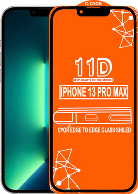 CYOR Edge To Edge Tempered Glass for IPHONE 13 PRO MAX(Pack of 1)
