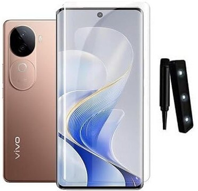 SMARTCASE Edge To Edge Tempered Glass for Vivo V40e 5G(Pack of 1)
