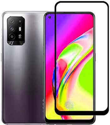 RCHJV Edge To Edge Tempered Glass for Oppo F19 Pro Plus(Pack of 1)