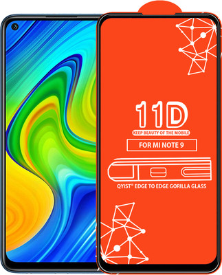 Qyist Edge To Edge Tempered Glass for Redmi Note 9(Pack of 1)
