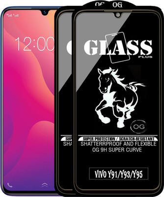 Rofix star Edge To Edge Tempered Glass for VIVO Y93(Pack of 2)