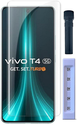 BRENZZ Edge To Edge Tempered Glass for vivo T4 5G(Pack of 1)
