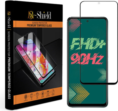 MS-Shield Edge To Edge Tempered Glass for Infinix Hot 11s(Pack of 1)